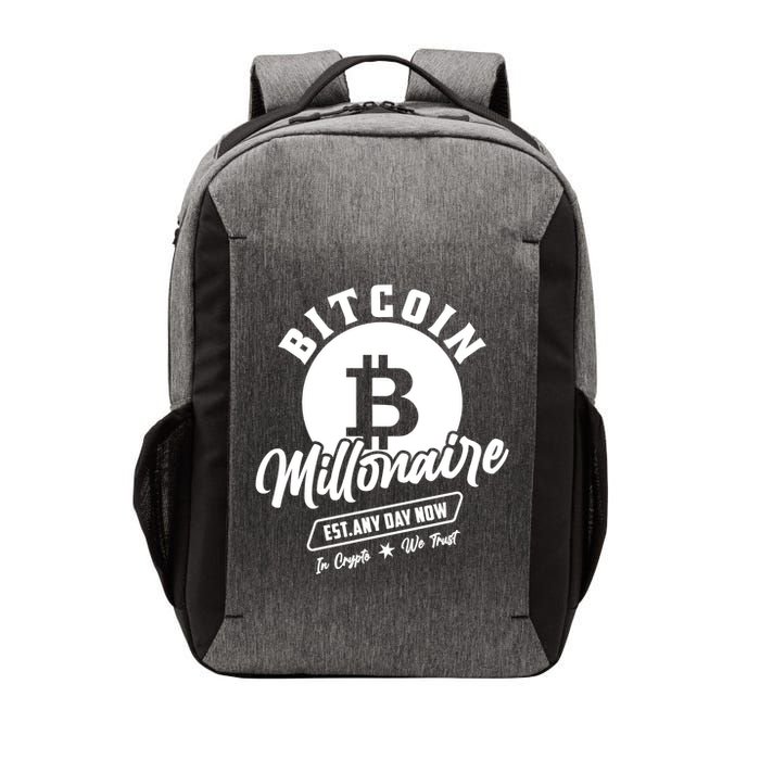 Bitcoin Millionaire In Crypto We Trust Vector Backpack