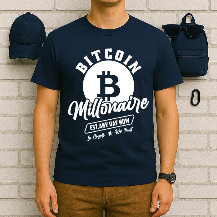 Bitcoin Millionaire In Crypto We Trust T-Shirt