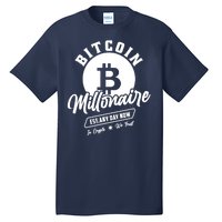 Bitcoin Millionaire In Crypto We Trust Tall T-Shirt