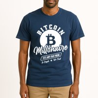 Bitcoin Millionaire In Crypto We Trust Tall T-Shirt