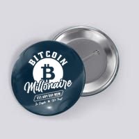 Bitcoin Millionaire In Crypto We Trust Button