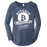 Bitcoin Millionaire In Crypto We Trust Women's Perfect Tri Tunic Long Sleeve Shirt