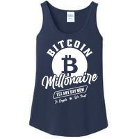 Bitcoin Millionaire In Crypto We Trust Ladies Essential Tank