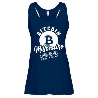 Bitcoin Millionaire In Crypto We Trust Ladies Essential Flowy Tank