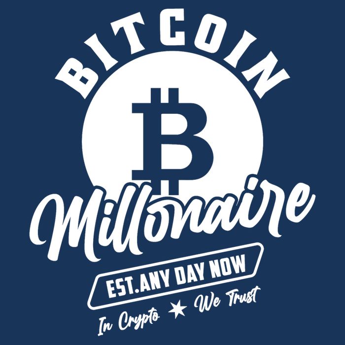Bitcoin Millionaire In Crypto We Trust 16 in Basic Backpack