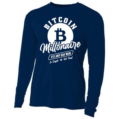 Bitcoin Millionaire In Crypto We Trust Cooling Performance Long Sleeve Crew