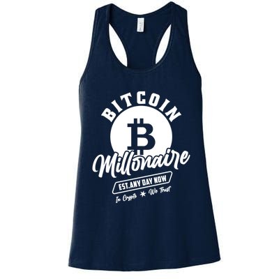 Bitcoin Millionaire In Crypto We Trust Womens Tank Top