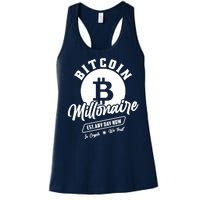 Bitcoin Millionaire In Crypto We Trust Women's Racerback Tank