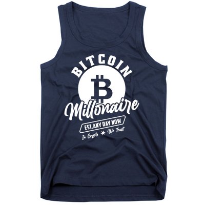 Bitcoin Millionaire In Crypto We Trust Tank Top