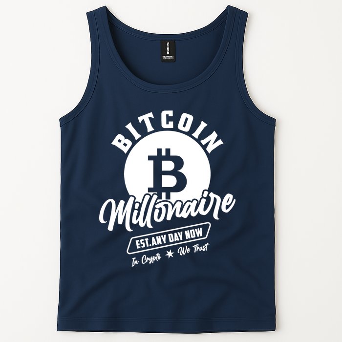 Bitcoin Millionaire In Crypto We Trust Tank Top