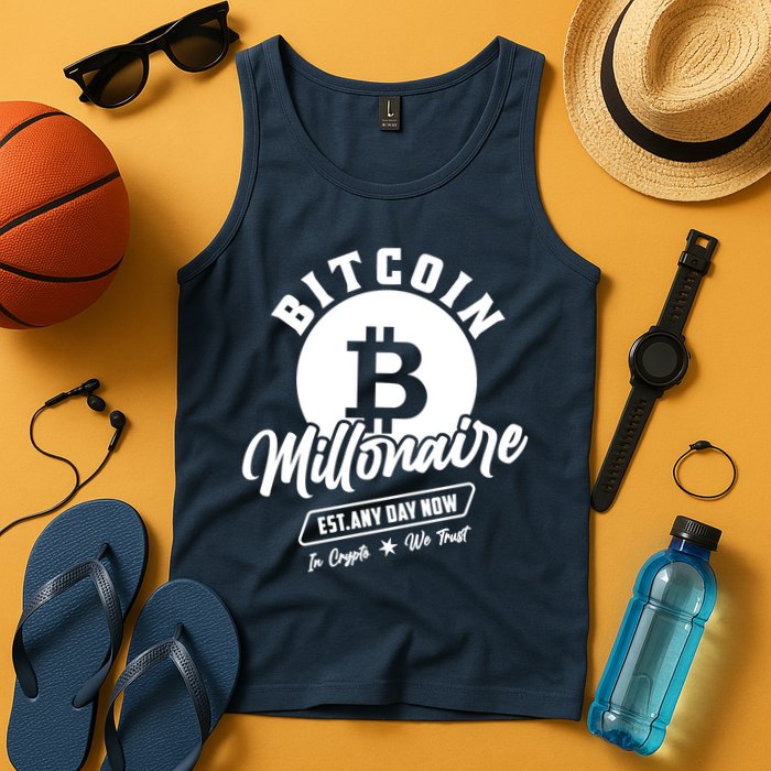 Bitcoin Millionaire In Crypto We Trust Tank Top
