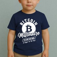 Bitcoin Millionaire In Crypto We Trust Toddler T-Shirt