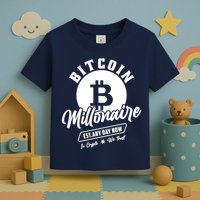 Bitcoin Millionaire In Crypto We Trust Toddler T-Shirt