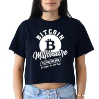 Bitcoin Millionaire In Crypto We Trust Crop Top