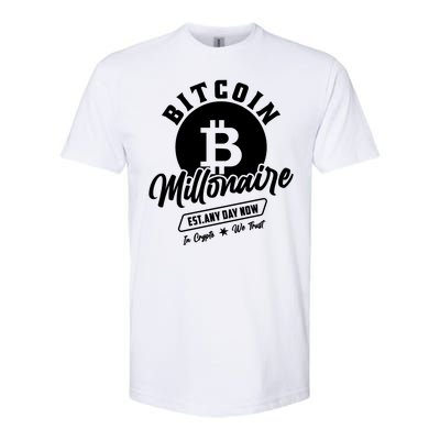 Bitcoin Millionaire In Crypto We Trust Softstyle CVC T-Shirt