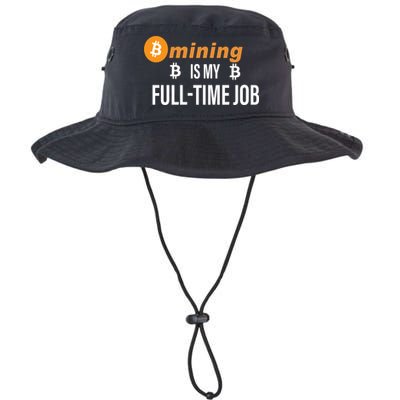 Bitcoin Mining Is My Full Time Job Bucket Hat