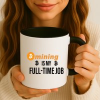 Bitcoin Mining Is My Full Time Job Mug