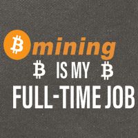 Bitcoin Mining Is My Full Time Job Cotton Canvas Backpack