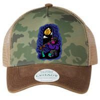 Bitcoin Moon Cartoon Legacy Tie Dye Trucker Hat