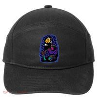 Bitcoin Moon Cartoon 7-Panel Snapback Hat