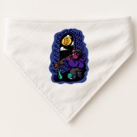Bitcoin Moon Cartoon USA-Made Doggie Bandana