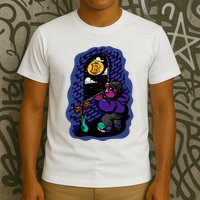 Bitcoin Moon Cartoon T-Shirt
