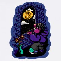 Bitcoin Moon Cartoon Beanie