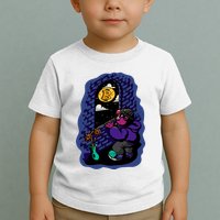 Bitcoin Moon Cartoon Toddler T-Shirt