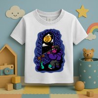 Bitcoin Moon Cartoon Toddler T-Shirt
