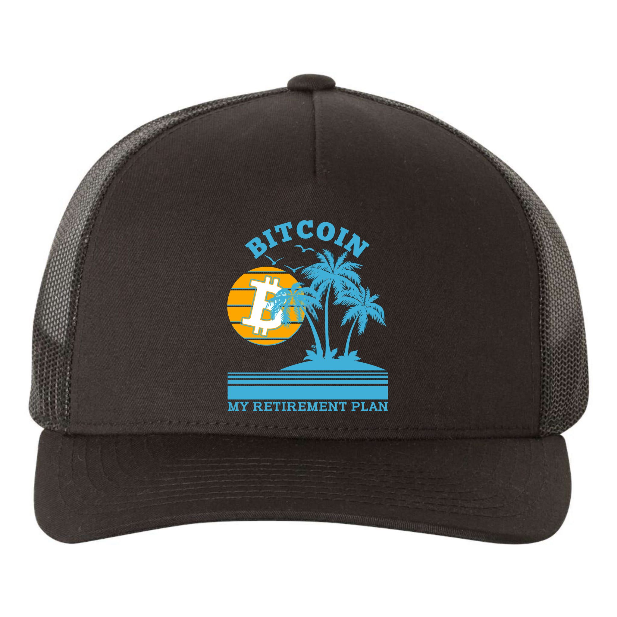 Bitcoin My Retirement Plan Yupoong Adult 5-Panel Trucker Hat