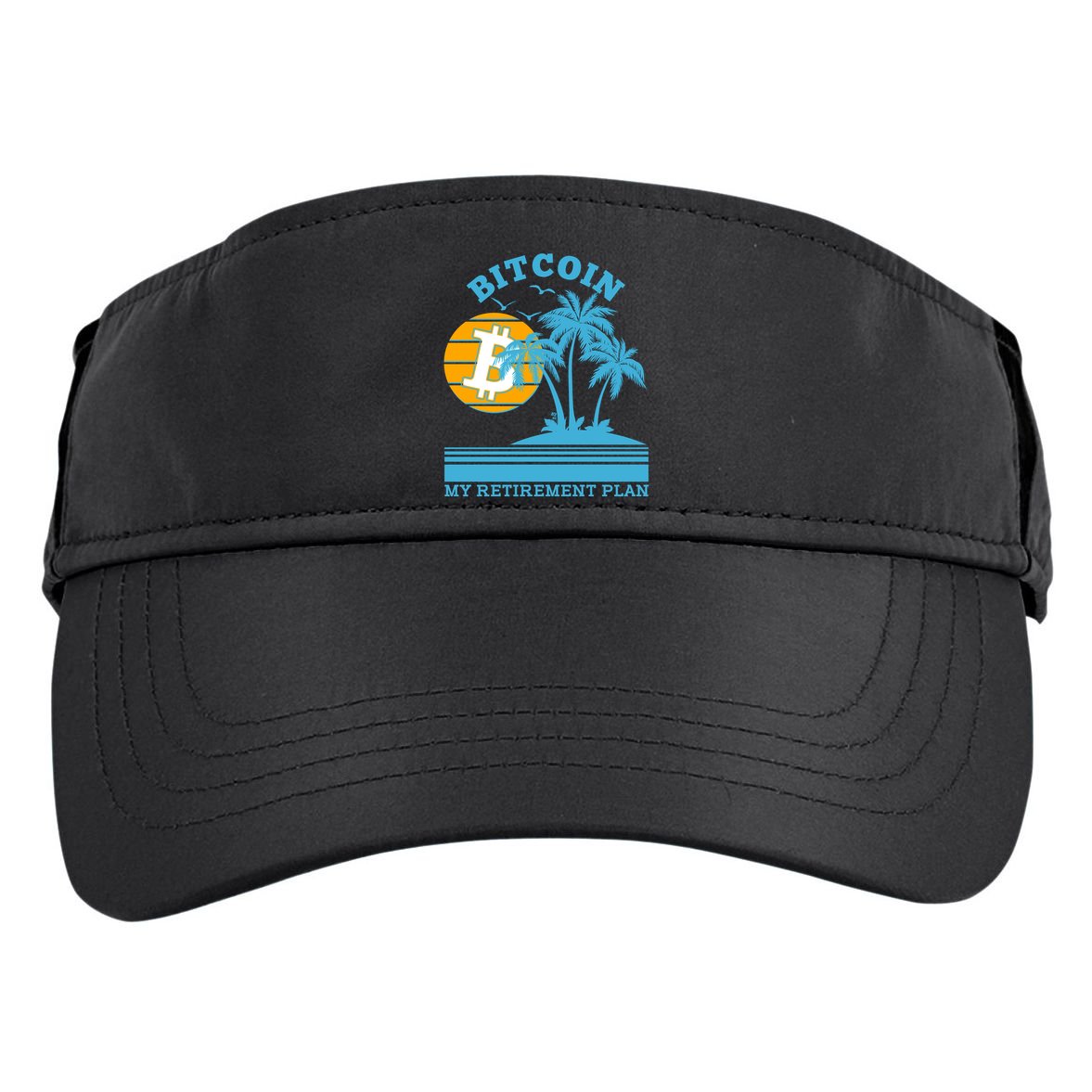 Bitcoin My Retirement Plan Adult Drive Performance Visor