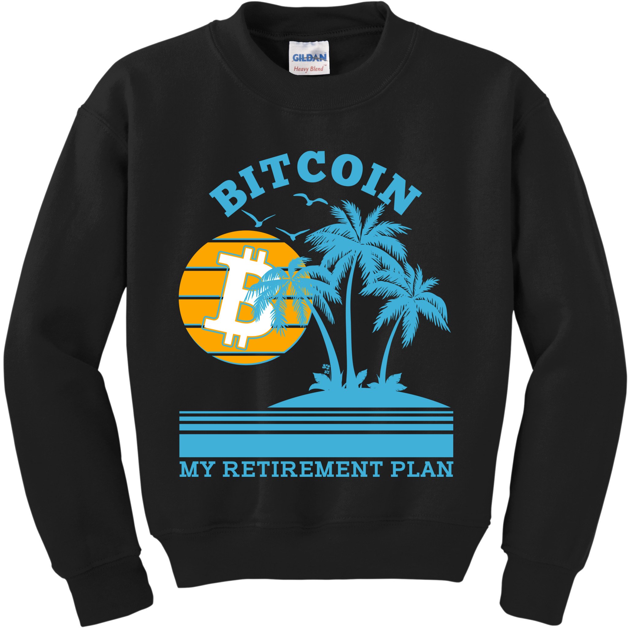 Bitcoin My Retirement Plan Kids Sweatshirt
