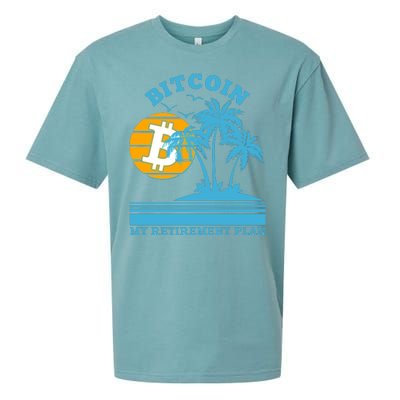 Bitcoin My Retirement Plan Sueded Cloud Jersey T-Shirt