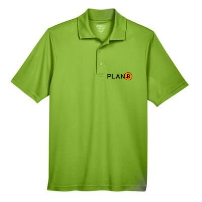 BitCoin PlanB Men's Origin Performance Piqué Polo