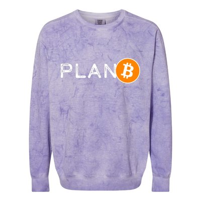 BitCoin PlanB Colorblast Crewneck Sweatshirt