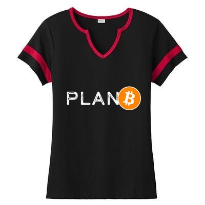 BitCoin PlanB Ladies Halftime Notch Neck Tee