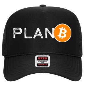 BitCoin PlanB High Crown Mesh Back Trucker Hat