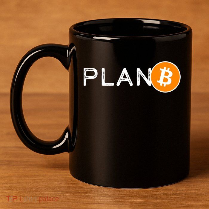 BitCoin PlanB 11oz C Handle Ceramic Mug