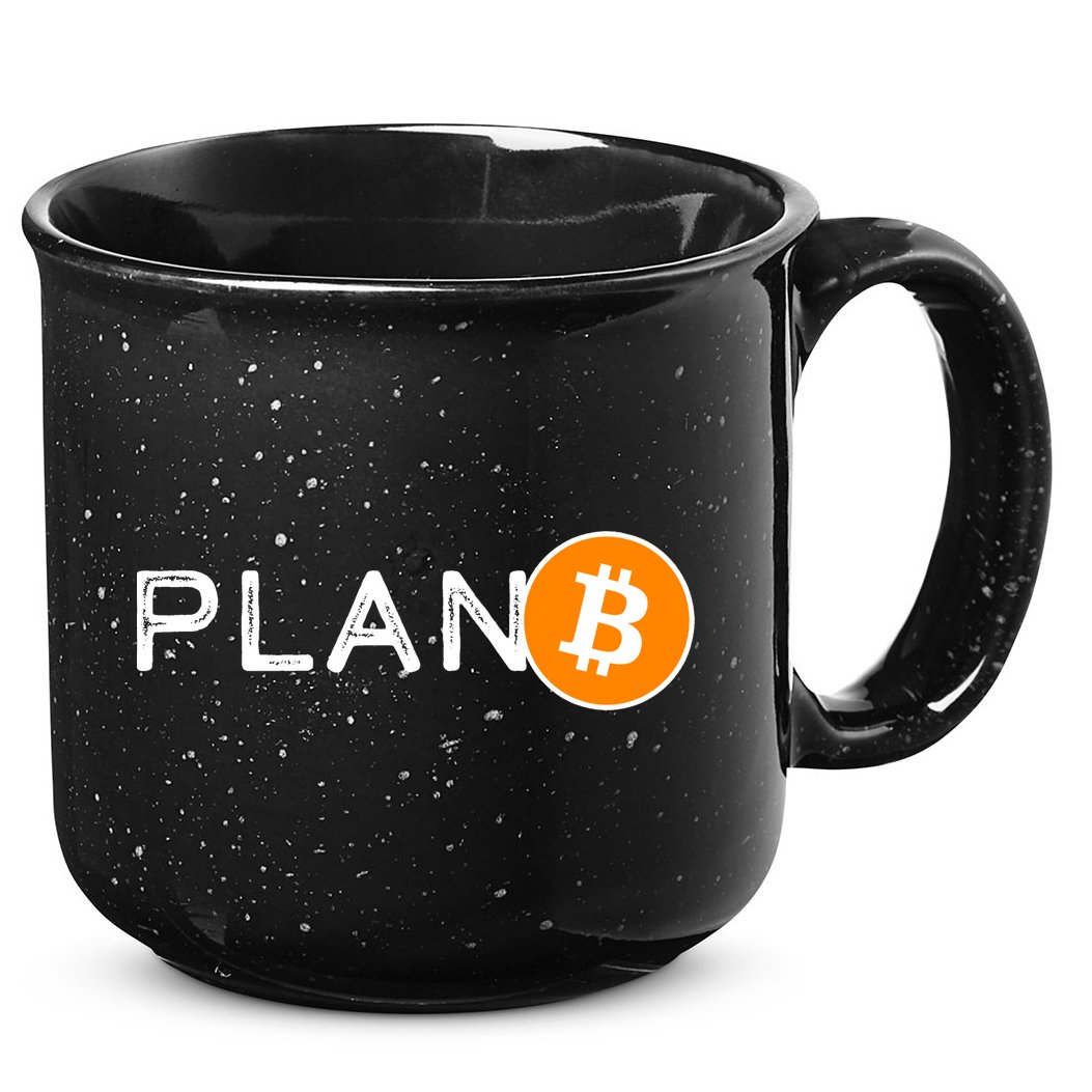 BitCoin PlanB 15oz Campfire Ceramic Mug
