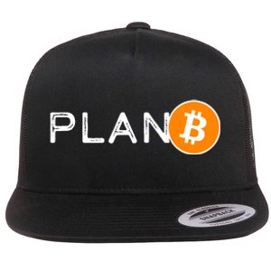 BitCoin PlanB Flat Bill Trucker Hat