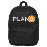 BitCoin PlanB 16 in Basic Backpack