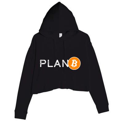 BitCoin PlanB Crop Fleece Hoodie