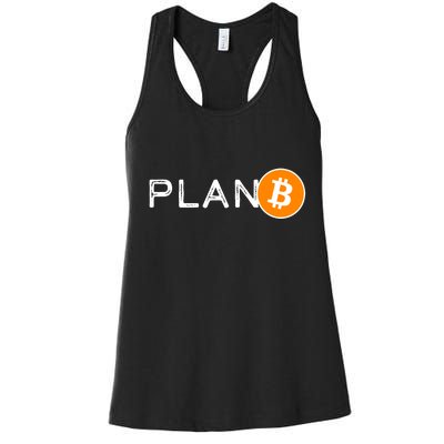 BitCoin PlanB Women's Racerback Tank