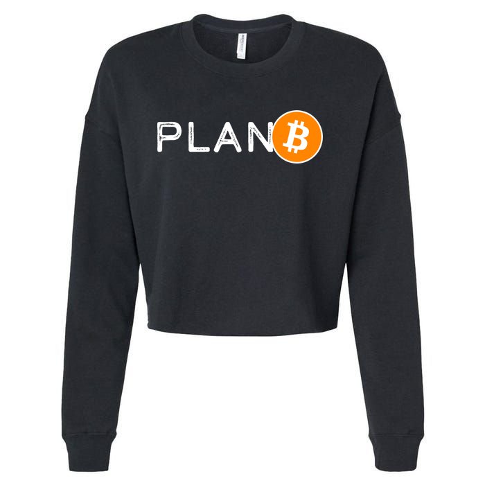 BitCoin PlanB Cropped Pullover Crew