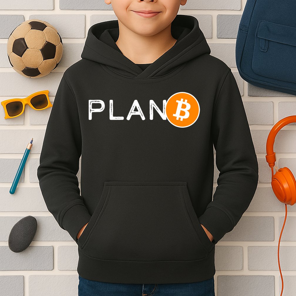 BitCoin PlanB Kids Hoodie