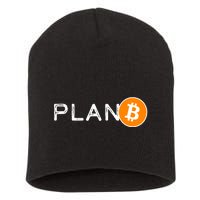 BitCoin PlanB Short Acrylic Beanie