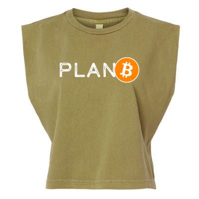 BitCoin PlanB Garment-Dyed Women's Muscle Tee