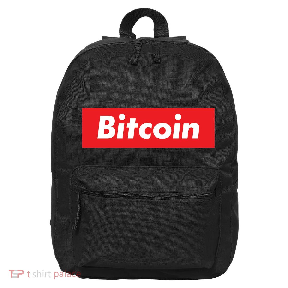 Bitcoin Red Box Logo 16 in Basic Backpack