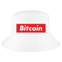 Bitcoin Red Box Logo Cool Comfort Performance Bucket Hat