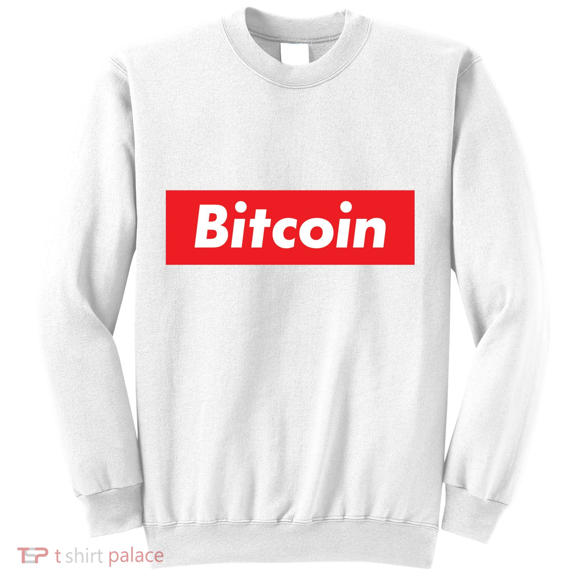 Bitcoin Red Box Logo Sweatshirt